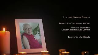In Loving Memory of Cynthia Arthur - Obituary