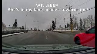 Near Head On Collision - Dash Cam Footage