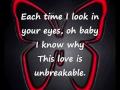 Unbreakable by westlife lyrics