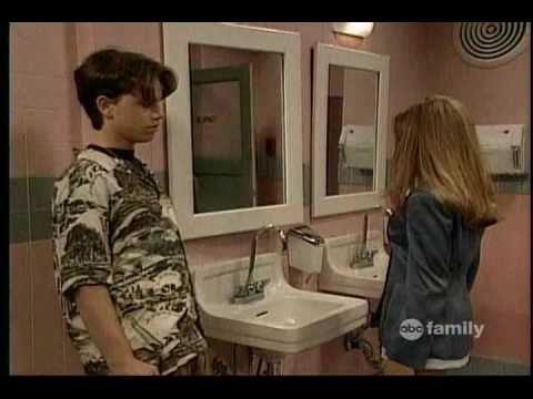 Boy Meets World Topanga And Cory In The Bathroom