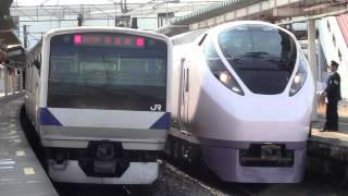 2012.2.10 E657系新型特急電車試乗会 佐貫駅でE531系上り普通上野行きと