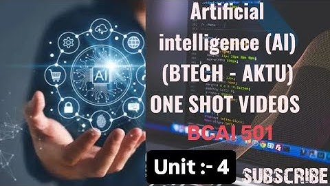 Artificial Intelligence (AI) Unit 4 One Shot Video AI / AI and ML BCAI501 B.Tech AKTU 3rd Year 5 Sem
