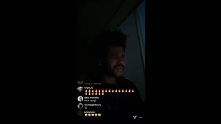 The Weeknd plays an unreleased song on IG live (March 27, 2020)