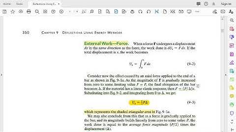 Deflections Using Energy Methods 1