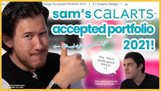 accepted calarts graphic design portfolio 2021!! (but it’s late)