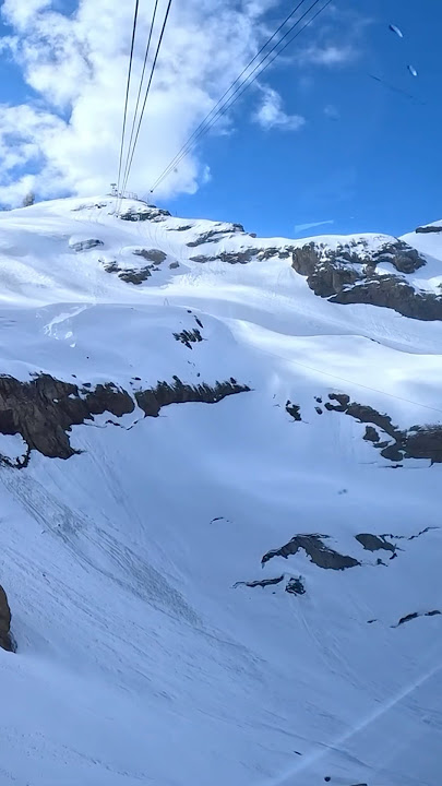 Mount Titlis Swiss - World’s first rotating CABLE CAR #shorts