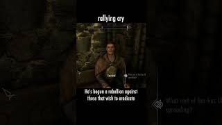 rallying cry — The Elder Scrolls V: Skyrim dialogue scene