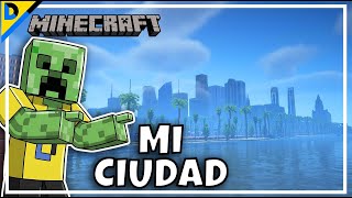 👀CONSTRUYENDO en mi CIUDAD en MINECRAFT - EN VIVO🔴 #84 - divanjm