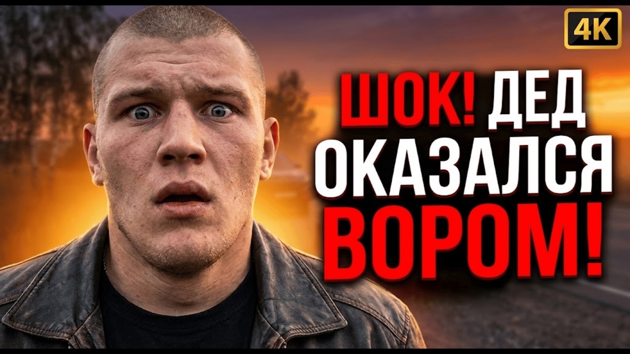 Они думали что это обычный старик на Жигули cho tới khi Авторитет вышел из машины