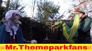 Sprookjesbos show met heks en draak Winter Efteling 2015. :)