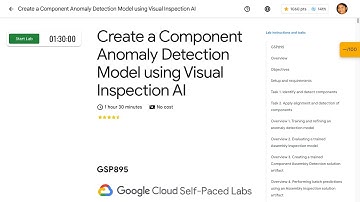 Create a Component Anomaly Detection Model using Visual Inspection AI GSP895