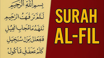 "Surah Al feel  🕋 | A Message of Protection ✨ | " #islamicvideos سورة الفيل