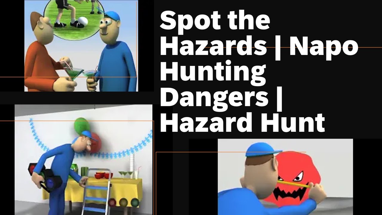 Spot the Hazards Napo Hunting Dangers Hazard Hunt YouTube
