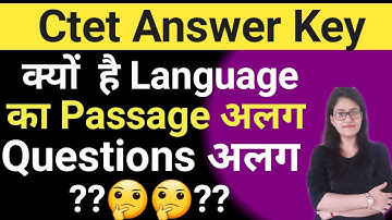 Ctet official answer key me language kese check krein|| How to check language in ctet answwr key