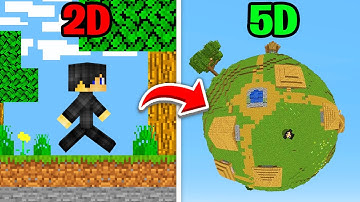 Minecraft, But From 2D to 3D to 4D to 5D...