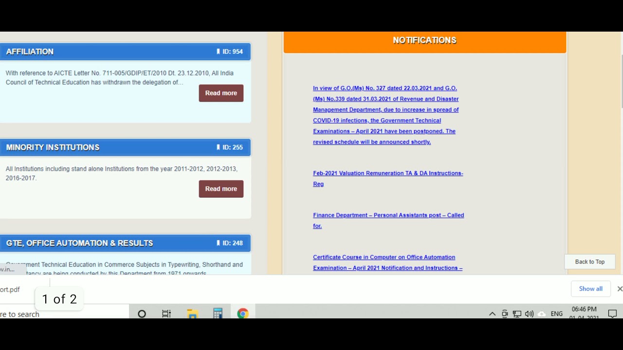 TYPE WRITING | SHORTHAND EXAM | APRIL 2021 POSTPONED |