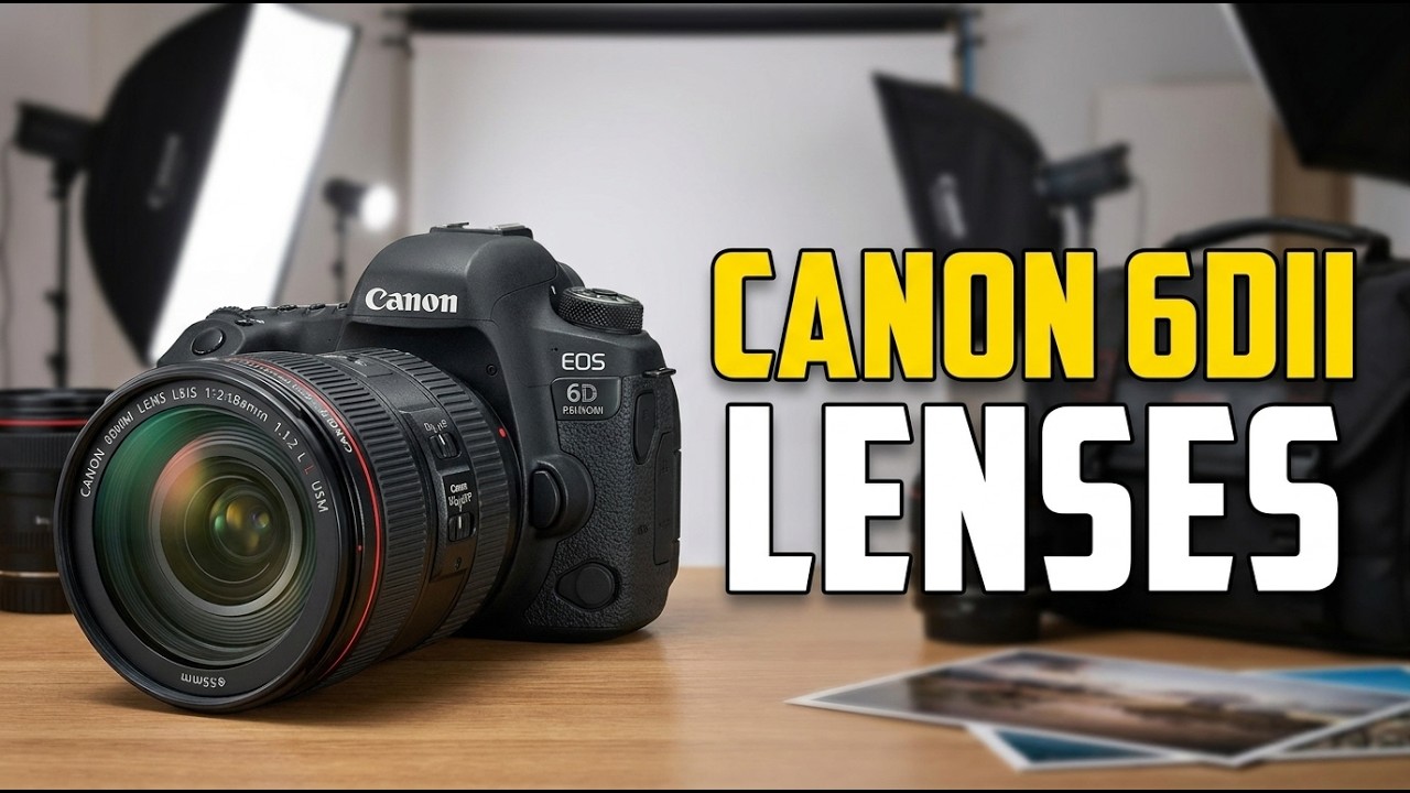 TOP 5 Best Canon Eos 6D Mark Ii Lenses 2026 - YouTube