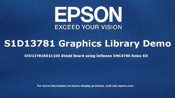 S1D13781 Shield Graphics Library Demo for Infineon XMC4700