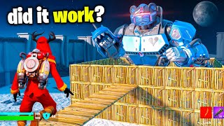 Jai Essayé Darrêter Lévénement En Direct De Collision De Robots Fortnite Saison 3