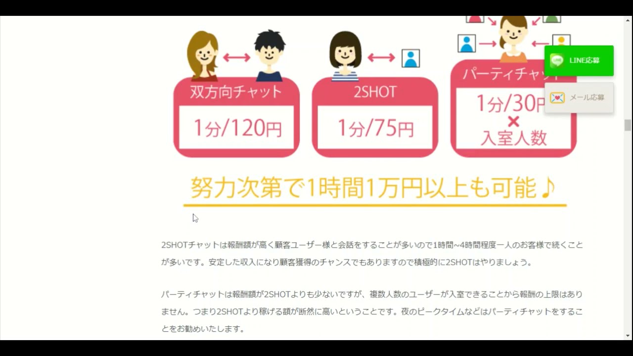 女性オンリー求人 高額報酬高時給 副業 バイト 専業可 面接だけでも5千円プレゼント 登録時は1万円プレゼント Youtube