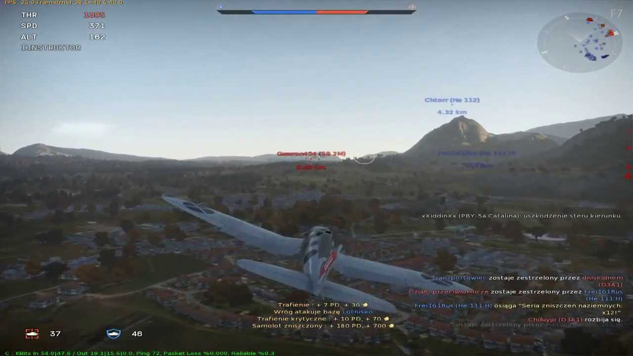 War Thunder... HE-112 B-0,HE-112 A-0,HE-112 V-5 (moje latanie :)
