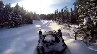 Deepest Powderday In My Life On A Snowmobile