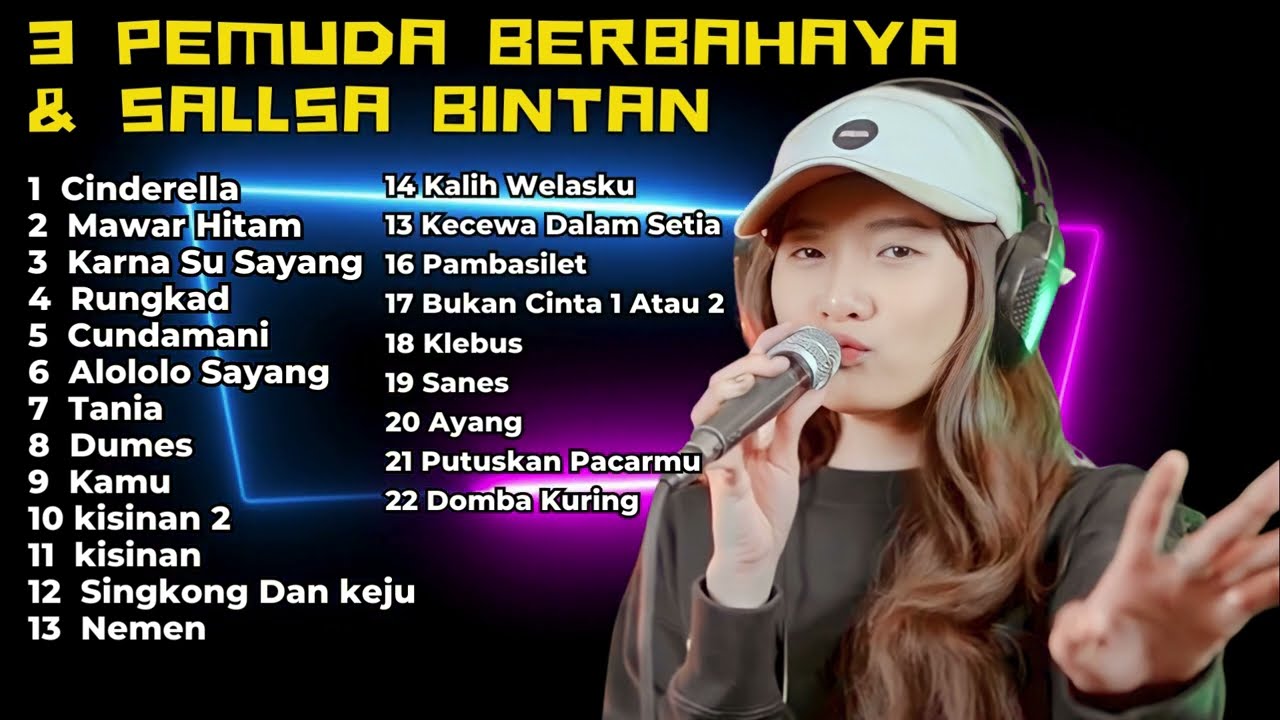 CINDERELLA - MAWAR HITAM  | SALSA BINTAN FT. 3 PEMUDA BERBAHAYA FULL ALBUM SKA REGGAE 2024