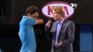 Federer 2010 Australian Open Second Round  Interview.mp4