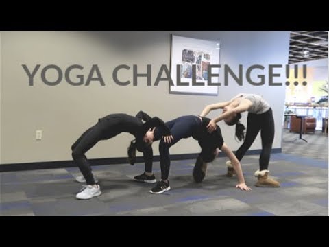 HILARIOUS FAMILY YOGA CHALLENGE!!! (Trying impossible poses) - YouTube