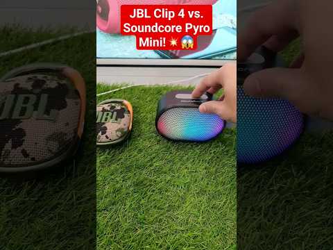 JBL Clip 4 vs. Soundcore Pyro Mini | Bass Test!
