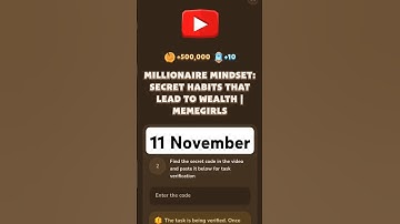 MILLIONAIRE MINDSET: SECRET HABITS THAT LEAD TO WEALTH | MEMEFI VIDEO CODE
