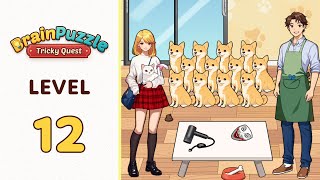 Brain Puzzle Tricky Quest Level 12 Buy a puppy | Complete Walkthrough & Solutions! 🎯 screenshot 1