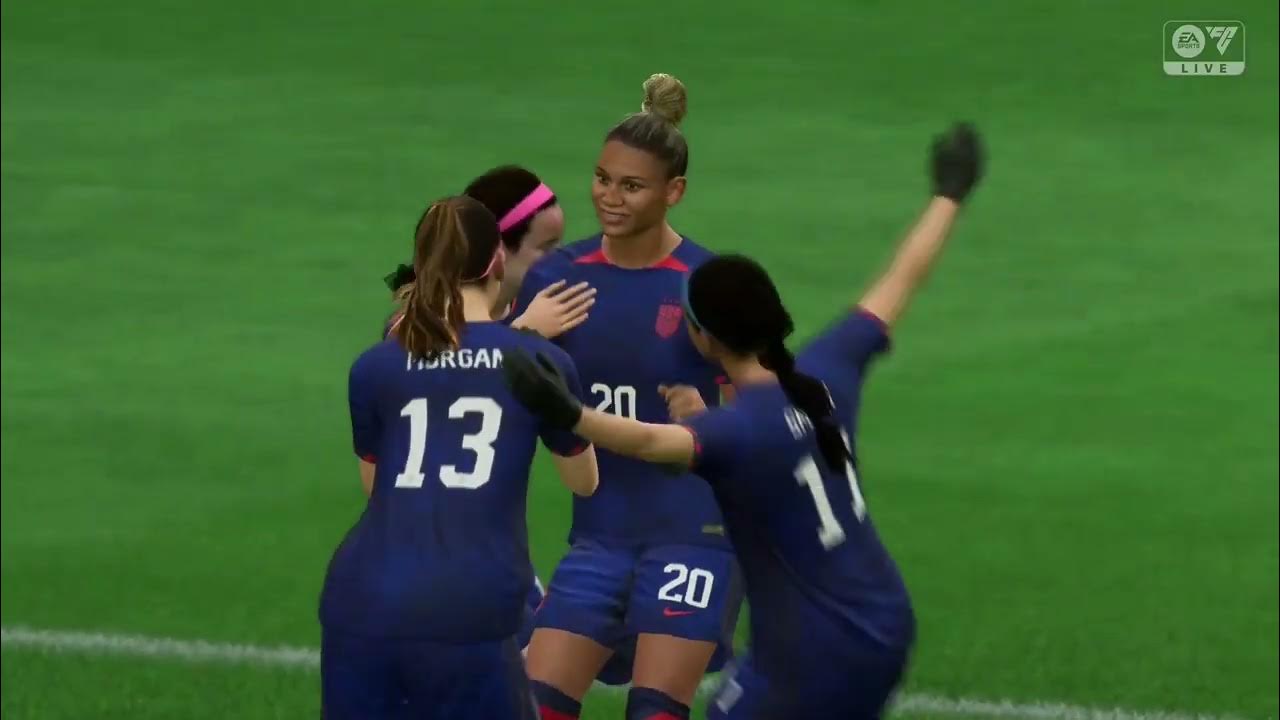 Fc 24 uswnt vs germany women s international teams alex morgan