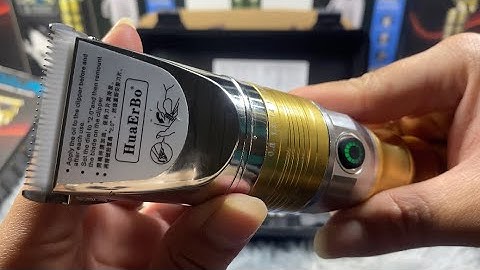 Tông Đơ Huber B60 Thiết Kế Hoàn Toàn Kim Loại Nguyên Khối , Máy Siêu Khoẻ Có Chế Độ Turbo Lưỡi Sứ