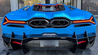 INSANE V12 SOUND💥| NEW 2025 Lamborghini Revuelto! Interior Exterior Review 4K