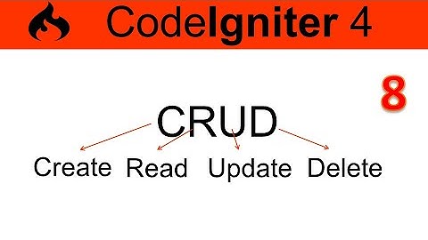 Codeigniter 4. CRUD básico para principiantes. Editar y Eliminar registros. # 8