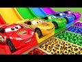 McQueen Car Assembly Surprise Soccer Ball | Street Vehicle with Learn Colors for Kids#trending #kids