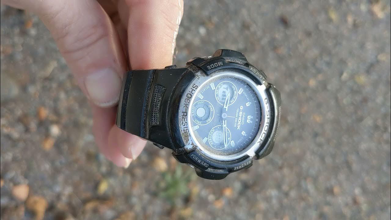 G Shock 4765 atomic clock reset fall back. Hands start to move at 125