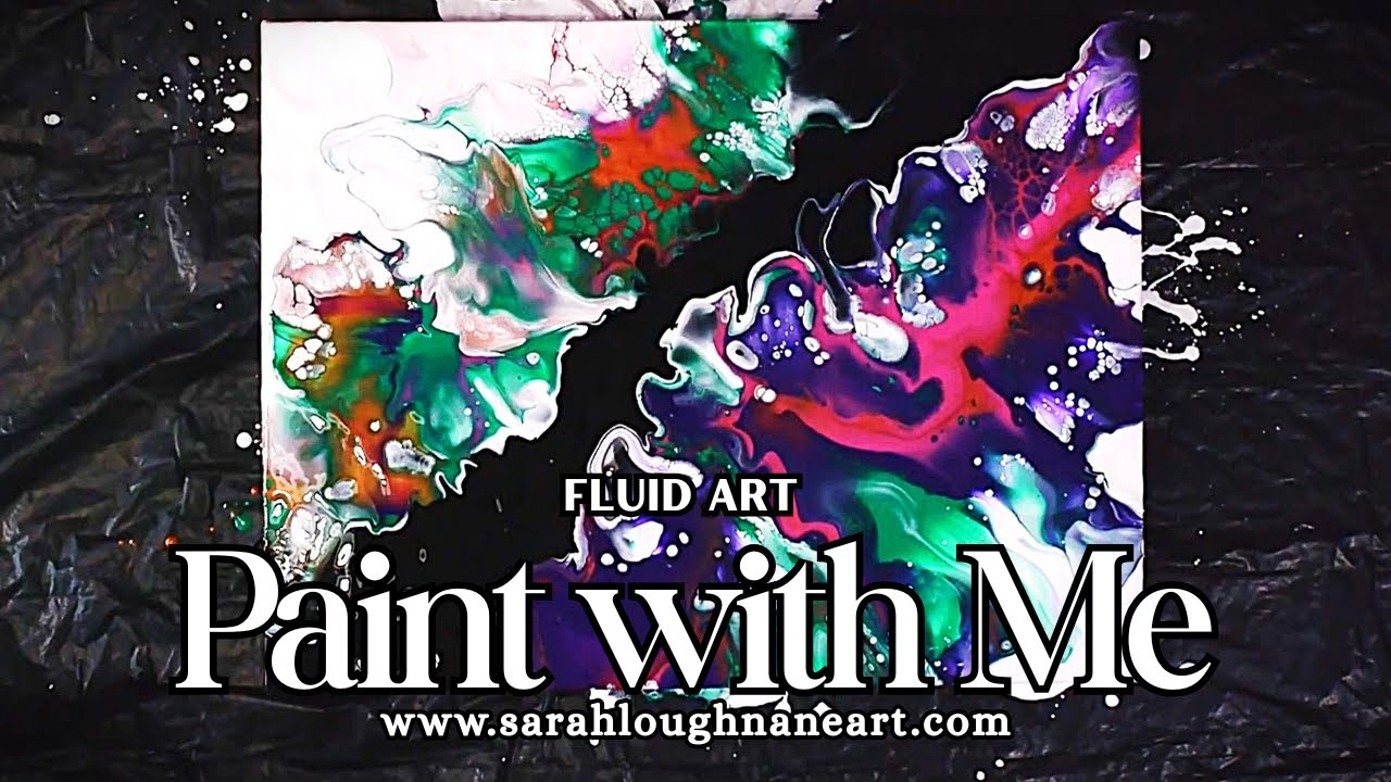 This Fluid Art Technique Creates INSANE Colours! 🔥Step-by-Step Bloom ...