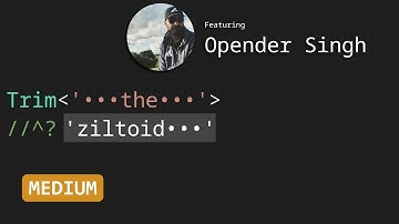 Trim with Opender Singh - TypeScript Type Challenges #108 [MEDIUM]