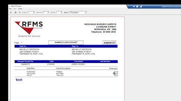 Processing Samples in RFMS