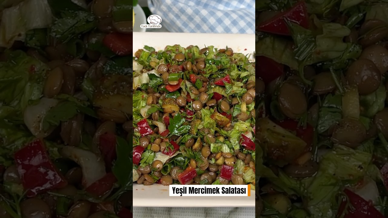 Yeşil Mercimek Salatası Tarifi ✅ | Sağlıklı ve Lezzetli 💯 Yeşil Mercimek Salatası Tarifi ✅ | Sağlıklı ve Lezzetli 💯