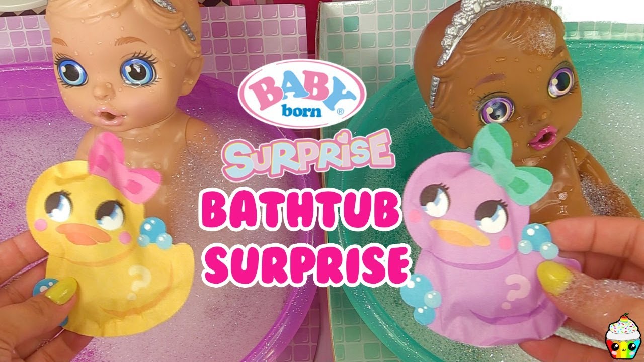 baby born surprise bathtub surprise doll