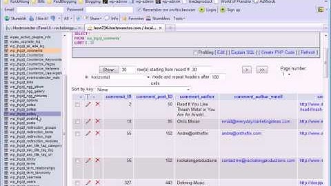 Wordpress SQL Demonstration