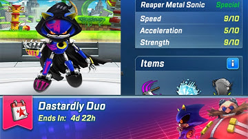 Sonic Forces - New Update : Dastardly Duo | Reaper Metal Sonic - gameplay IOS/Android
