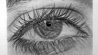 رسم عين واقعية |eye drawing|#shortvideo #art #eyes #raneemdaher_art