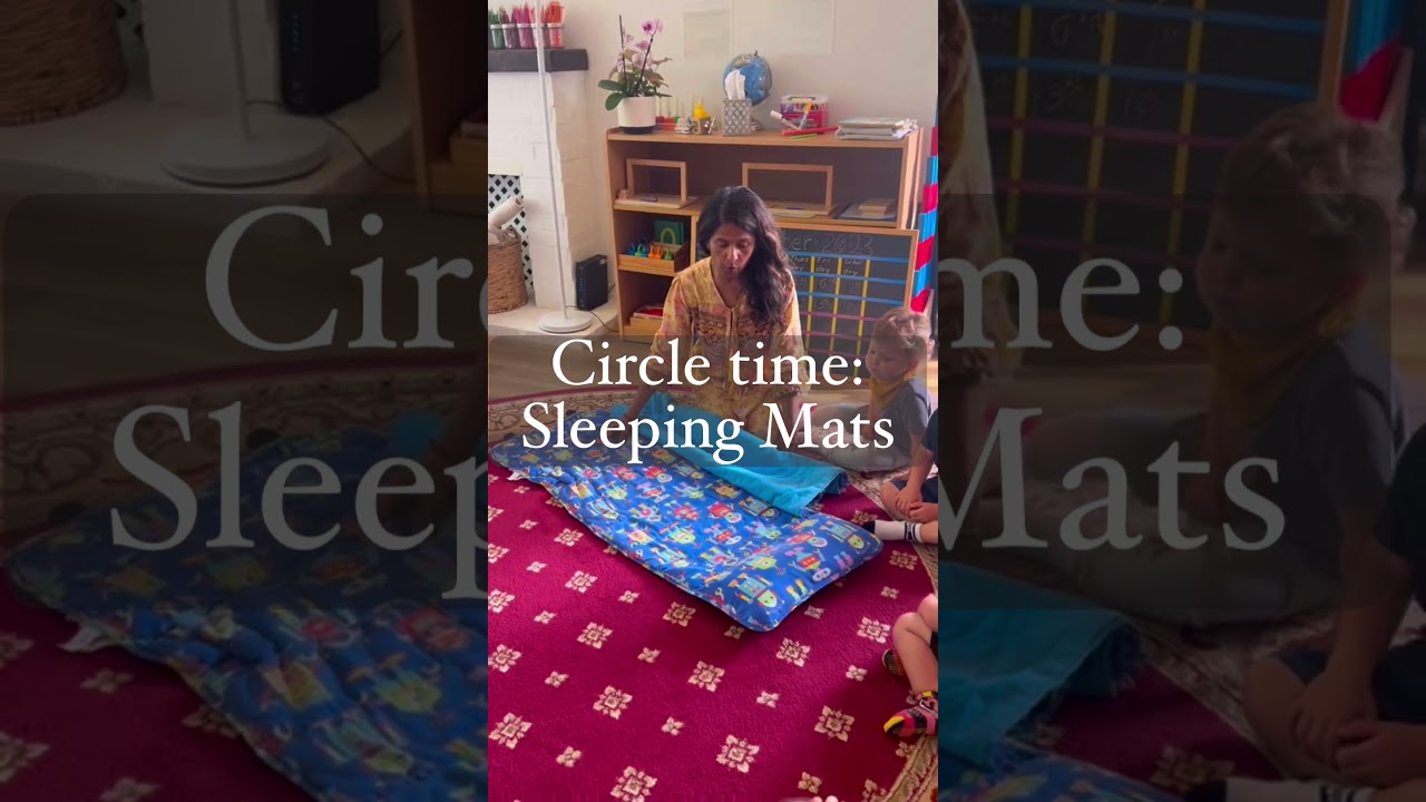 How to teach toddlers to put away sleeping Mat