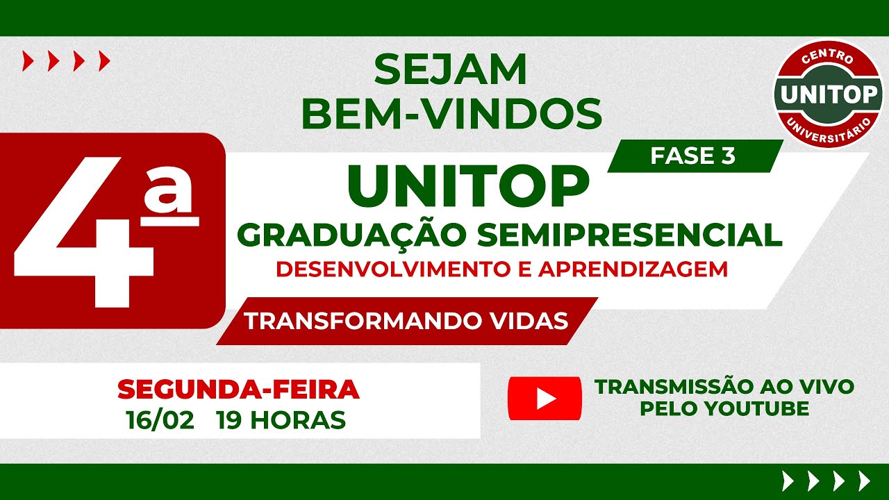 Desenvolvimento e Aprendizagem -Aula |Fase3|Sala |UNITOP Graduação Semipresencial