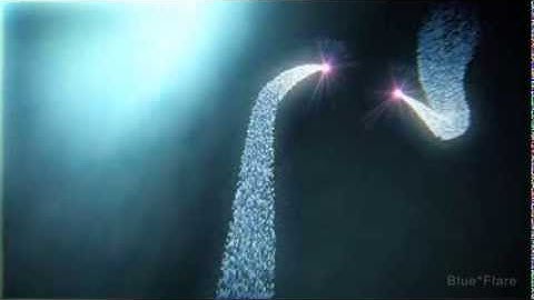 After Effect Particle running with optical light