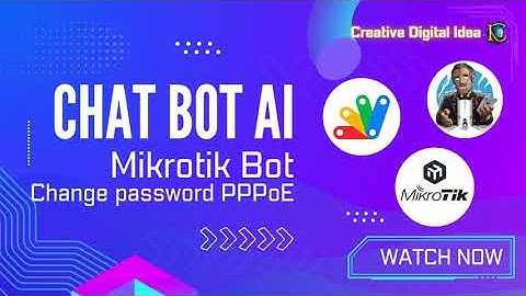 Mikrotik ChatBot - Cara merubah password user PPPoE Mikrotik dengan TelegramBot #tutorial #mikrotik